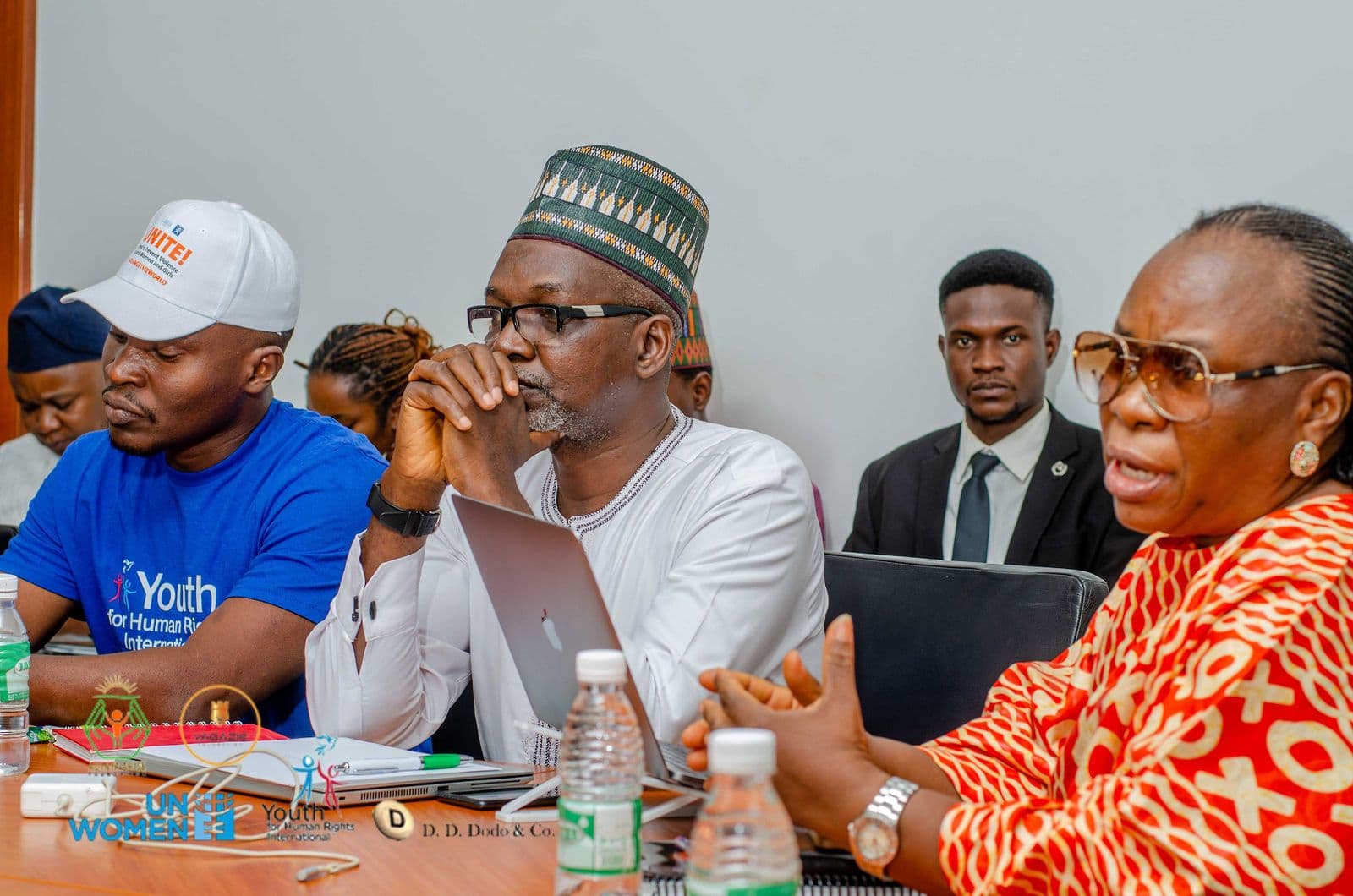 Participants listen during the capacity-building session