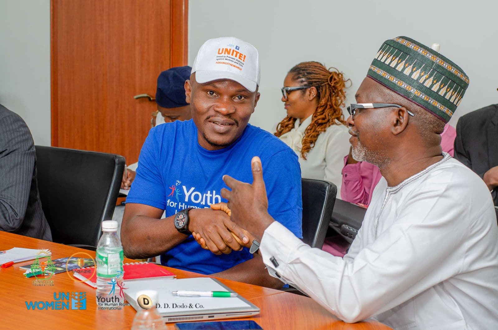 Participants in discussion during the workshop
